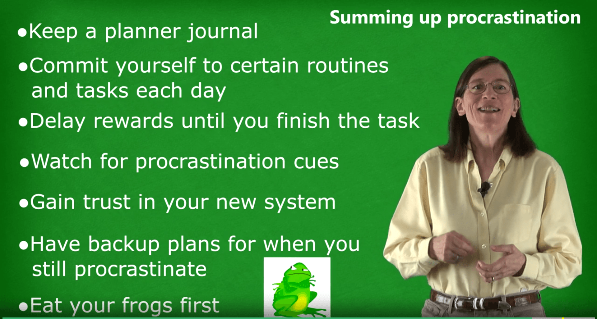 Procrastination summary